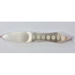 Selenite Chakra Athame Selenite Chakra Athame